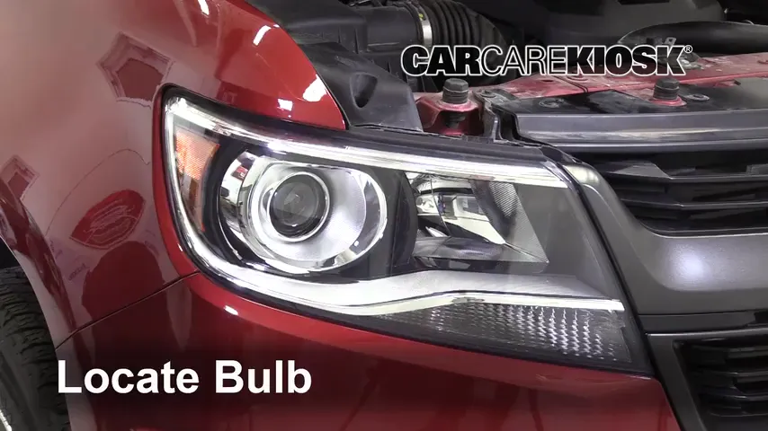 2019 Chevrolet Colorado Z71 2.8L 4 Cyl. Turbo Diesel Crew Cab Pickup Lights Headlight (replace bulb)